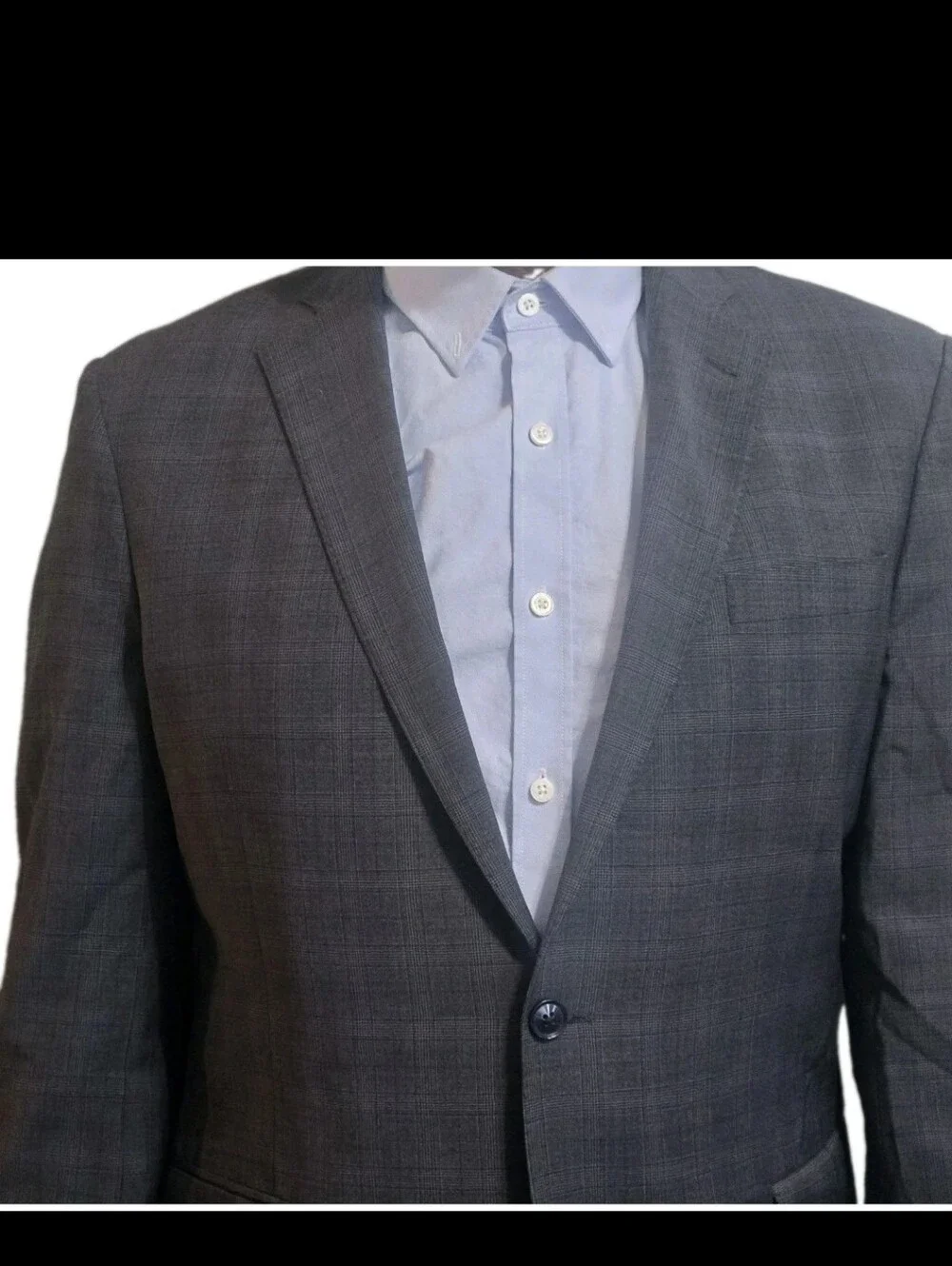 Brooks Brothers 346 Explorer Fitzgerald Fit Gray Plaid Blazer 43R